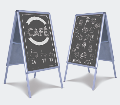 O Cavalete de Madeira monta-se de forma rápida, por isso, utilize-o na sua loja
