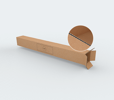 Personalizad sus Cajas de cartón de pared simple para productos largos con apertura superior Cajas de cartón de pared simple para productos largos con apertura superior