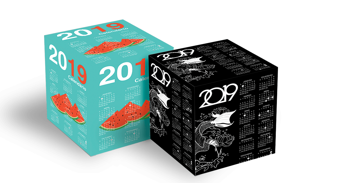 Calendário Cubo