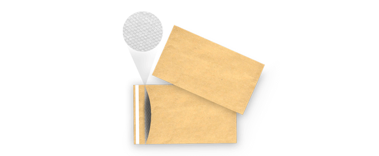 Download Custom Paper bubble envelope with adhesive closure at the best price | Bizay
