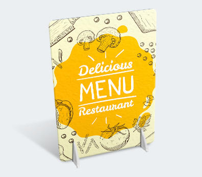 Utilize um Expositor de Mesa Vertical e destaque-se na hora da refeição