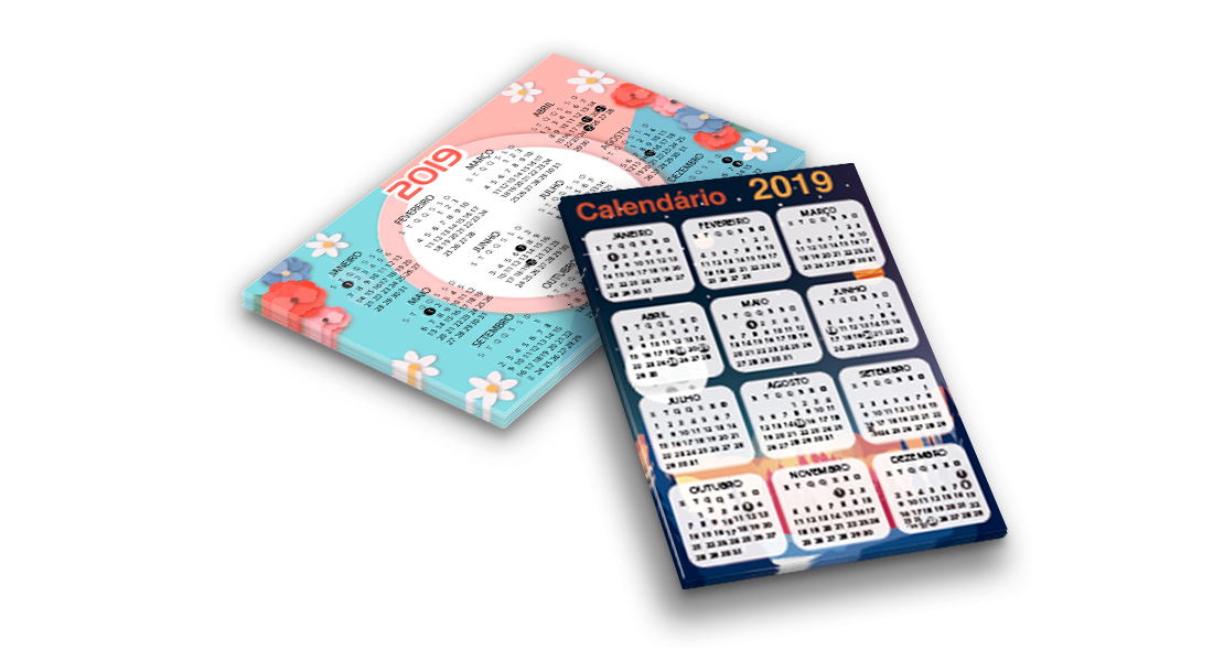 Calendários de bolso