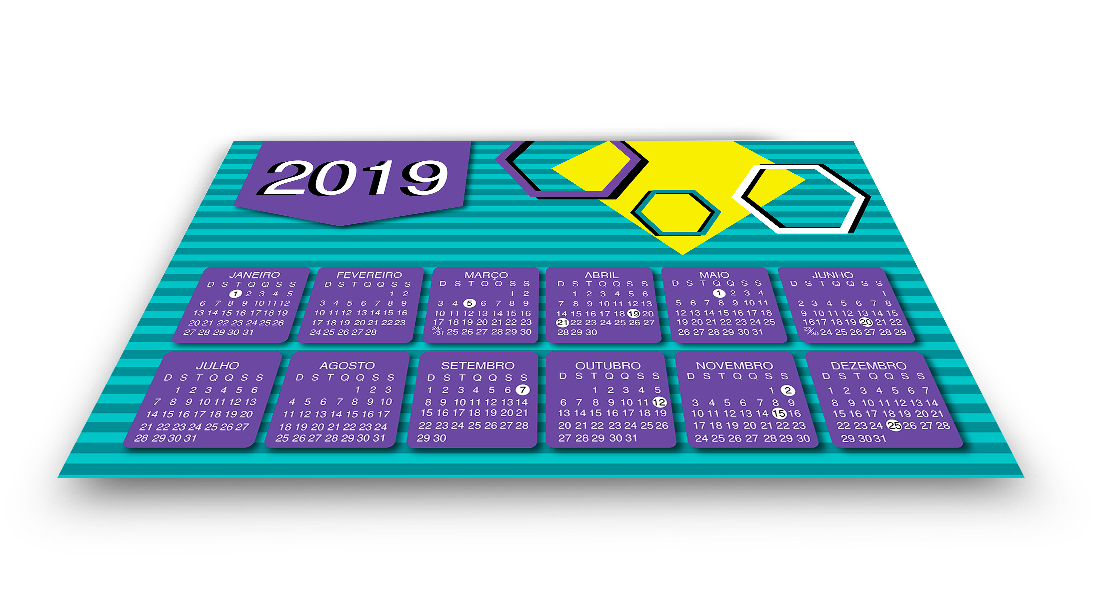 Calendário de Mesa