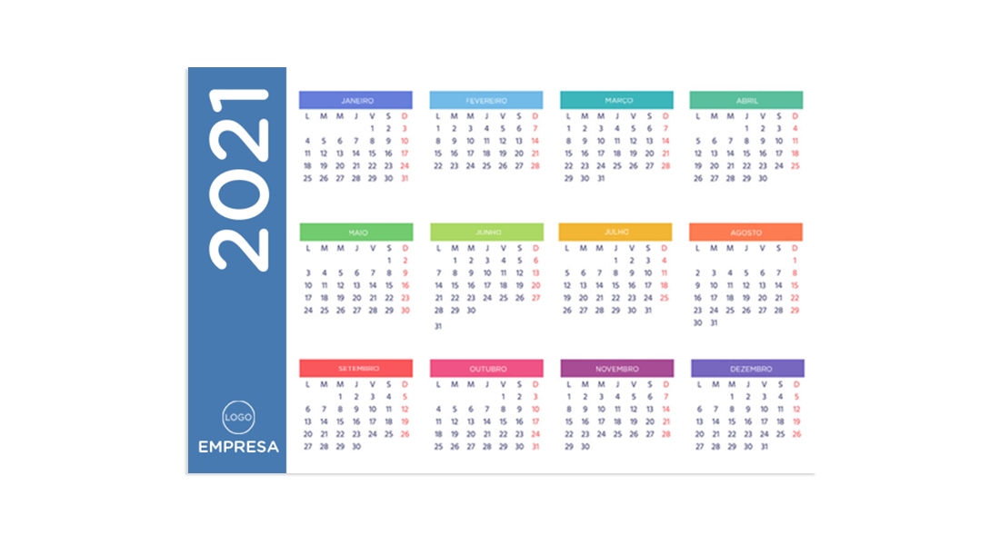 Calendário de Mesa