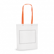 Ecobag com alças coloridas de TNT