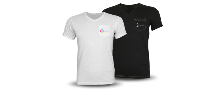 Camiseta Cuello V Hombre