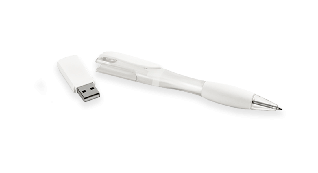 Caneta com pen drive