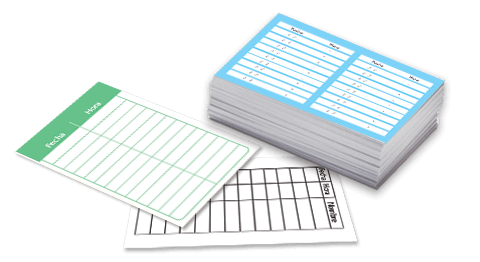 Tarjetas de Citas