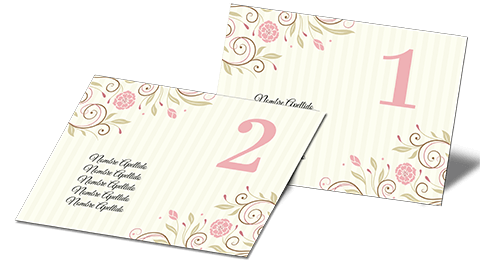 Tarjetas de Mesa